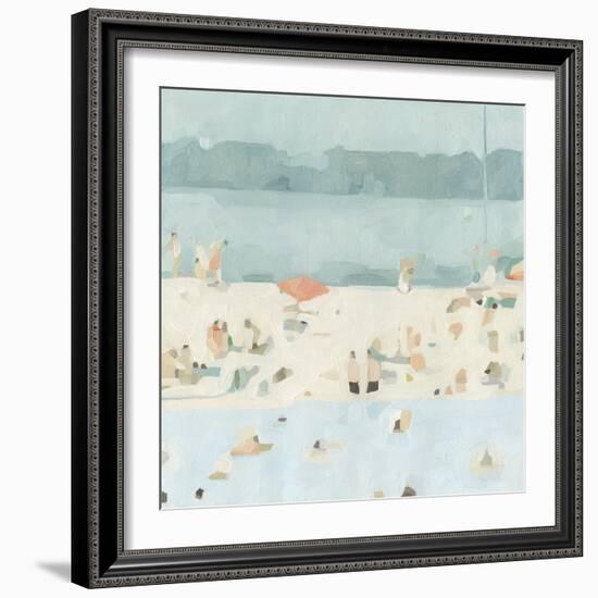 Sea Glass Sandbar II-Emma Scarvey-Framed Art Print