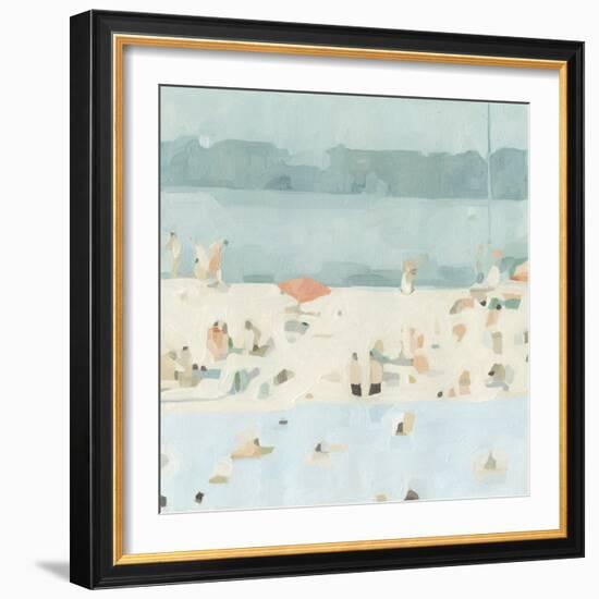 Sea Glass Sandbar II-Emma Scarvey-Framed Art Print