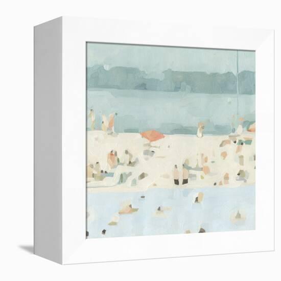 Sea Glass Sandbar II-Emma Scarvey-Framed Stretched Canvas