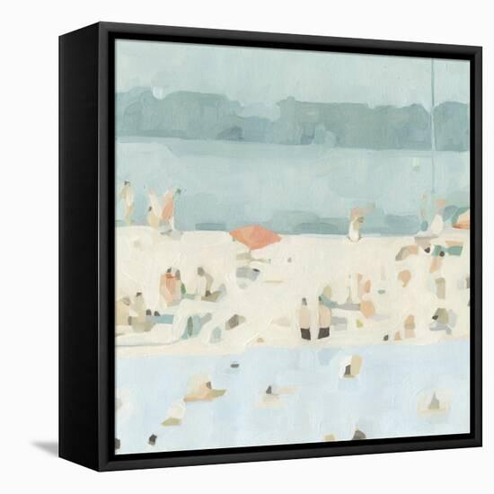 Sea Glass Sandbar II-Emma Scarvey-Framed Stretched Canvas