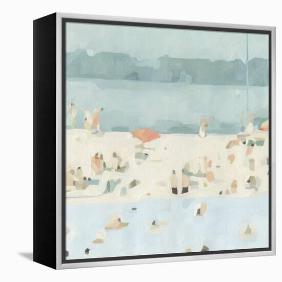 Sea Glass Sandbar II-Emma Scarvey-Framed Stretched Canvas