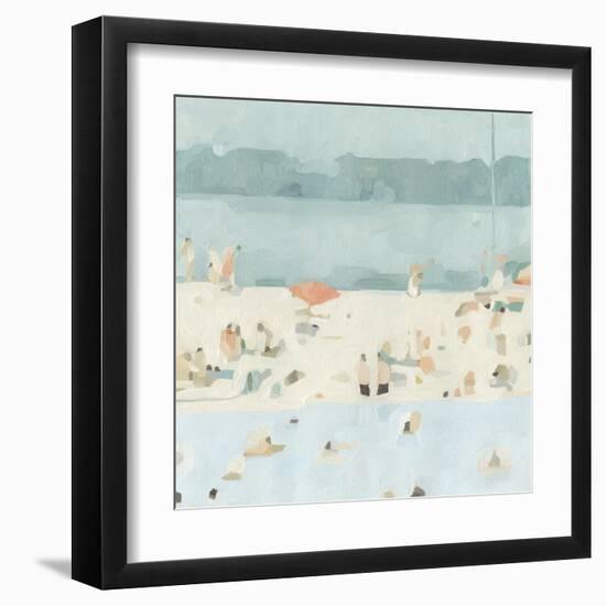 Sea Glass Sandbar II-Emma Scarvey-Framed Art Print