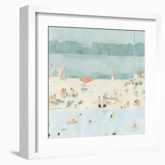 Sea Glass Sandbar II-Emma Scarvey-Framed Art Print