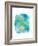 Sea Glass Saying Love-Mike Schick-Framed Art Print