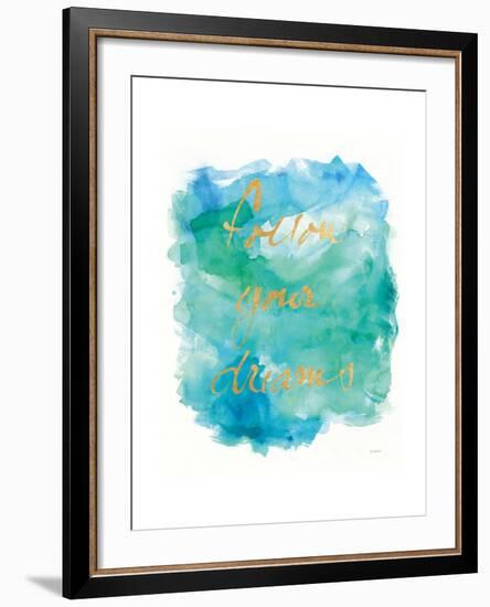 Sea Glass Saying-Mike Schick-Framed Art Print