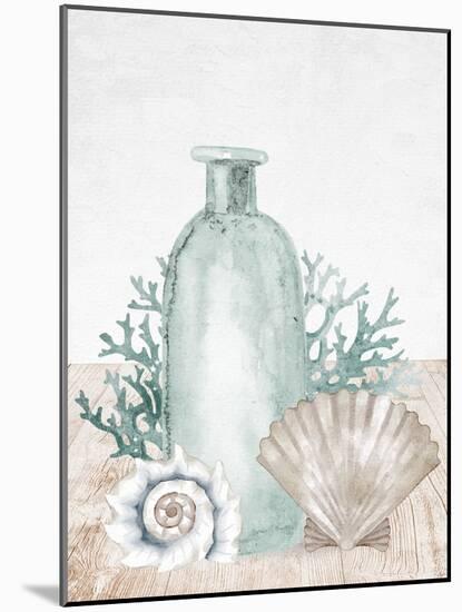 Sea Glass Shells 1 V2-Kimberly Allen-Mounted Art Print