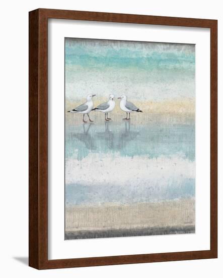 Sea Glass Shore 1-Norman Wyatt Jr^-Framed Art Print