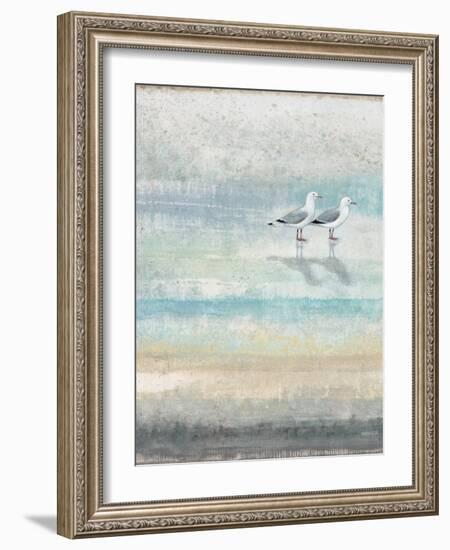 Sea Glass Shore 2-Norman Wyatt Jr^-Framed Art Print