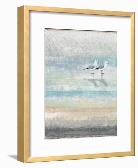 Sea Glass Shore 2-Norman Wyatt Jr^-Framed Art Print