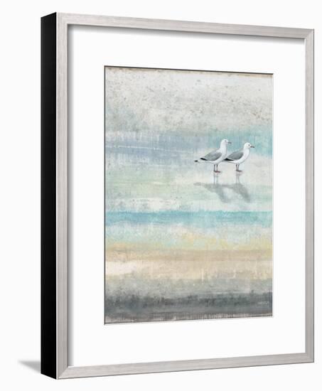 Sea Glass Shore 2-Norman Wyatt Jr^-Framed Art Print