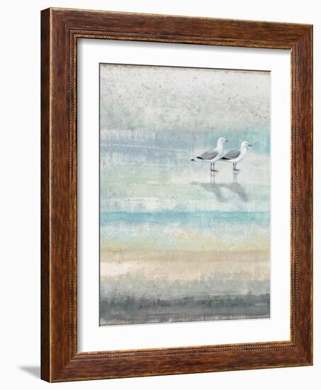 Sea Glass Shore 2-Norman Wyatt Jr^-Framed Art Print