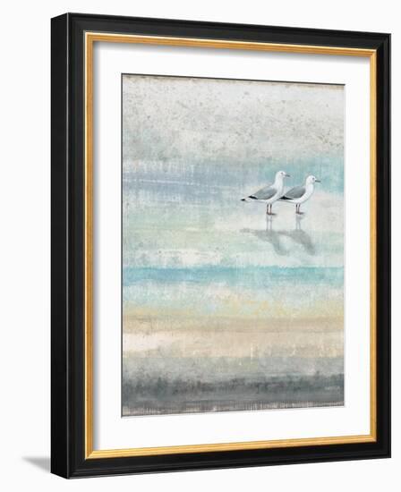 Sea Glass Shore 2-Norman Wyatt Jr^-Framed Art Print