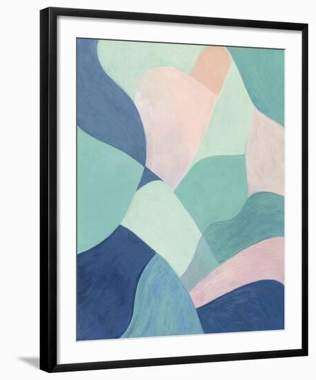 Sea Glass - Structure-Erika Greenfield-Framed Giclee Print