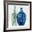 Sea Glass Vase I-Annie Warren-Framed Art Print