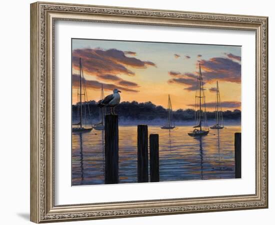 Sea Gull and Sails-Bruce Dumas-Framed Giclee Print