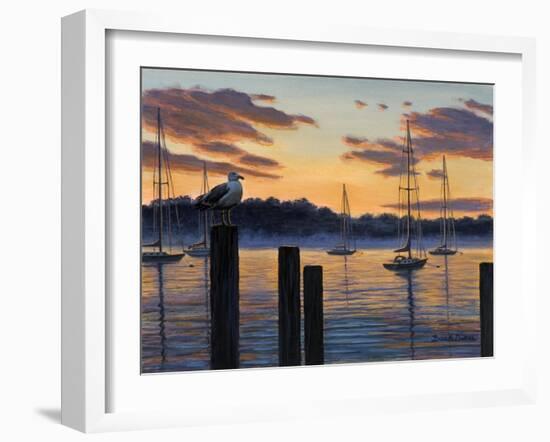 Sea Gull and Sails-Bruce Dumas-Framed Giclee Print