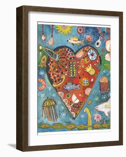 Sea Heart-Jill Mayberg-Framed Giclee Print