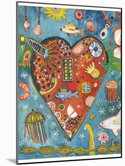 Sea Heart-Jill Mayberg-Mounted Giclee Print