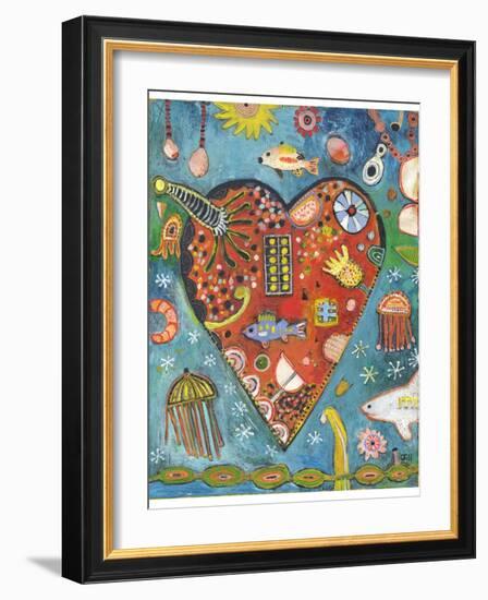 Sea Heart-Jill Mayberg-Framed Giclee Print