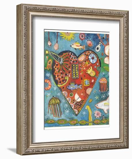 Sea Heart-Jill Mayberg-Framed Giclee Print