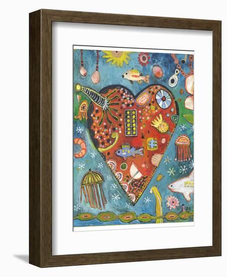 Sea Heart-Jill Mayberg-Framed Giclee Print