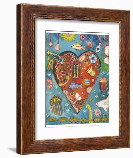 Sea Heart-Jill Mayberg-Framed Giclee Print