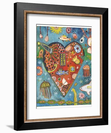 Sea Heart-Jill Mayberg-Framed Giclee Print