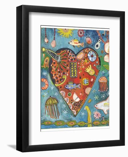 Sea Heart-Jill Mayberg-Framed Giclee Print