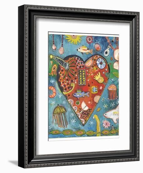 Sea Heart-Jill Mayberg-Framed Giclee Print