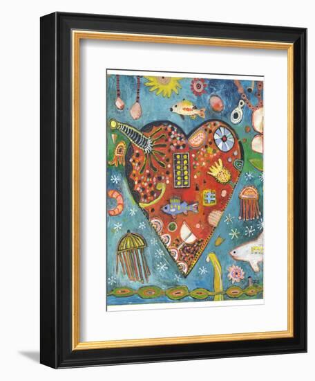 Sea Heart-Jill Mayberg-Framed Giclee Print