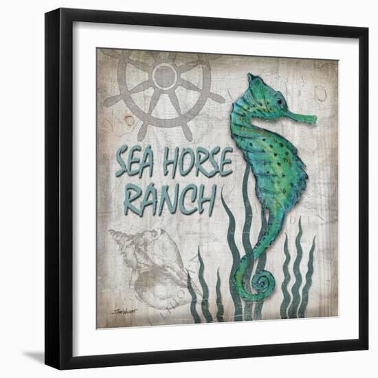 Sea Horse Ranch-Todd Williams-Framed Art Print