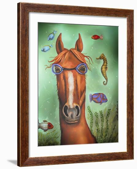 Sea Horse-Leah Saulnier-Framed Giclee Print