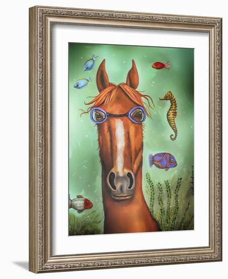 Sea Horse-Leah Saulnier-Framed Giclee Print