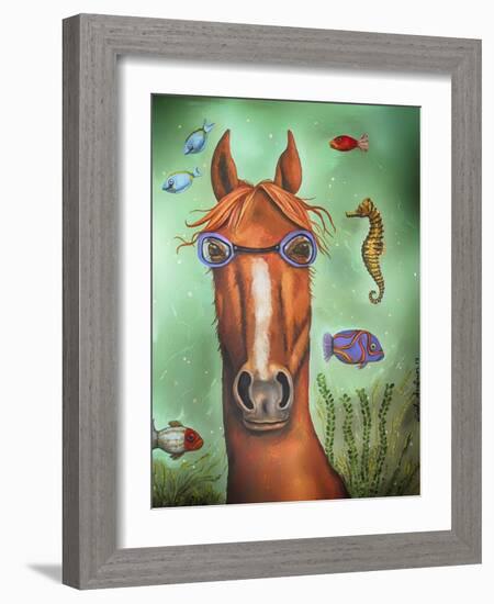 Sea Horse-Leah Saulnier-Framed Giclee Print