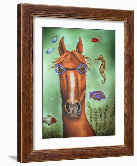 Sea Horse-Leah Saulnier-Framed Giclee Print