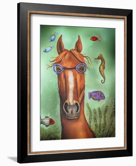 Sea Horse-Leah Saulnier-Framed Giclee Print