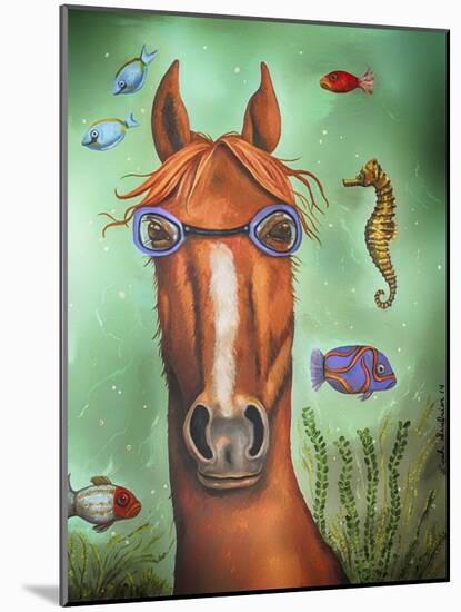 Sea Horse-Leah Saulnier-Mounted Giclee Print
