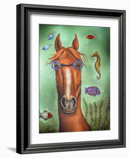 Sea Horse-Leah Saulnier-Framed Giclee Print