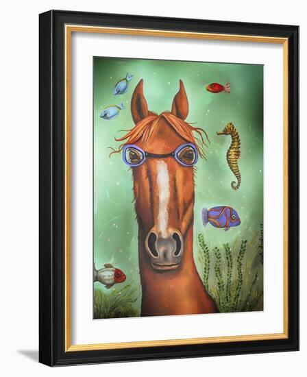 Sea Horse-Leah Saulnier-Framed Giclee Print