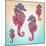 Sea Horses-Mark Ashkenazi-Mounted Giclee Print