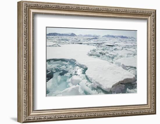 Sea Ice Surrounding Islands-DLILLC-Framed Photographic Print