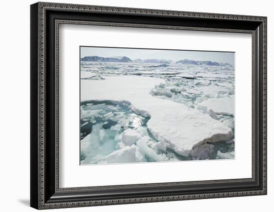 Sea Ice Surrounding Islands-DLILLC-Framed Photographic Print