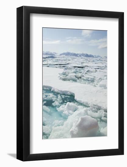 Sea Ice Surrounding Islands-DLILLC-Framed Photographic Print