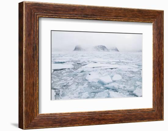 Sea Ice Surrounding Islands-DLILLC-Framed Photographic Print