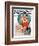 "Sea in the Shell," Saturday Evening Post Cover, August 6, 1927-Ellen Pyle-Framed Giclee Print