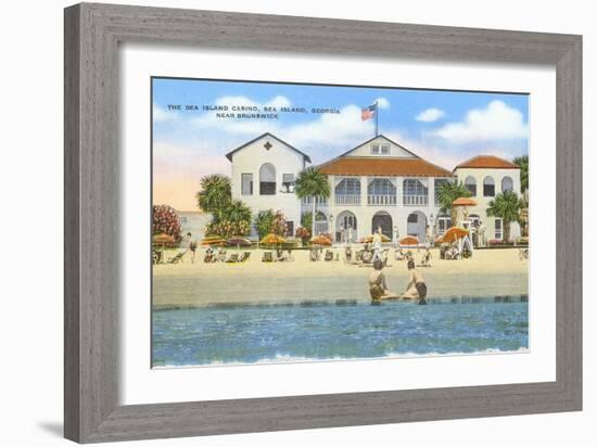 Sea Island Casino, Georgia-null-Framed Art Print