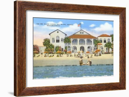 Sea Island Casino, Georgia-null-Framed Art Print