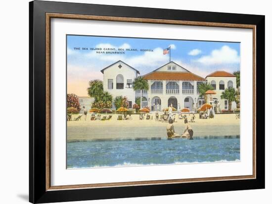 Sea Island Casino, Georgia-null-Framed Art Print