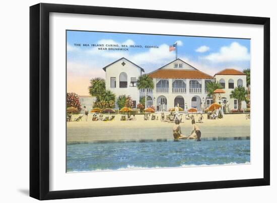 Sea Island Casino, Georgia-null-Framed Art Print