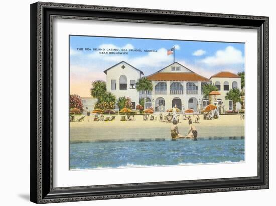Sea Island Casino, Georgia-null-Framed Art Print